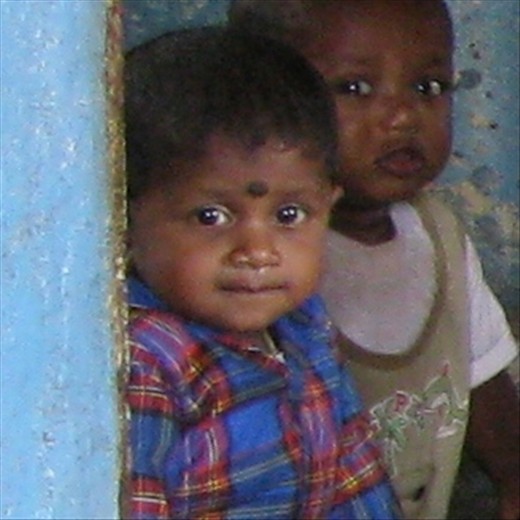 kids of the tea pickers at Dambatenne in the nursery