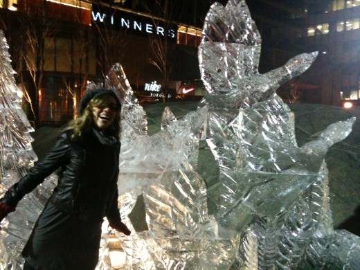 Ice festival in Toronto, ON