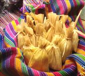Churchitos wrapped in traditional Mayan cloth: by thewanderingspatula, Views[947]