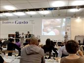 Watching Valentino Marcattilii make Raviolo at Slow Food's Salone del Gusto: by thewanderingspatula, Views[235]