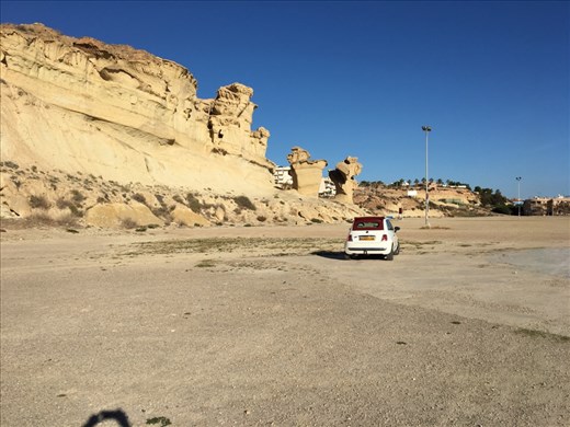 Sandstone rocks at Bolnuevo