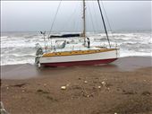 Beached catamaran : by thewanderingwaterfields, Views[511]