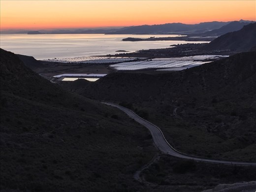 Sunset overlooking Isla Plana