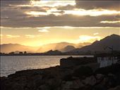 Sun setting over Puerto de Mazarron: by thewanderingwaterfields, Views[351]