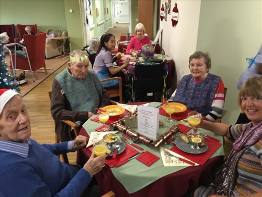 Christmas lunch with the old folks