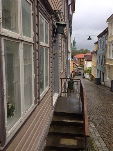 The guesthouse (and also my room). its a little noisy, but I was too tired to notice. 