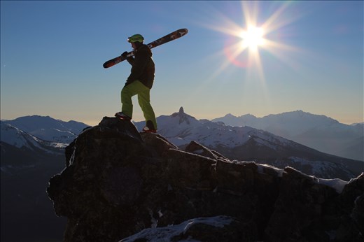 Taken on Whistler Mountain as the sun was setting.