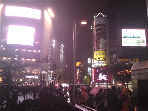 A typical night in the truly sleepless city.