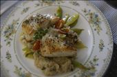 Herb Encrusted Sea Bass on Wild Mushroom Risotto: by thomastravel, Views[254]