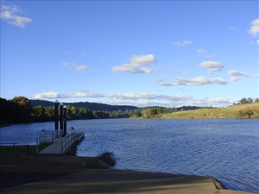 The Manning river, Wingham.