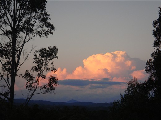 Sunset view on South Brother Mtn.