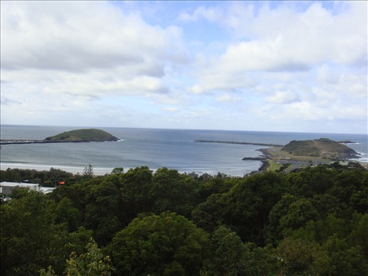 Coffs Harbour's port.