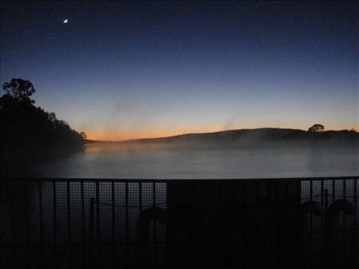 5.30 a.m.: ferry across the Clarence.