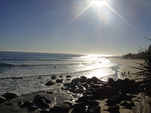 Beach at Point Danger, Tweed Heads.