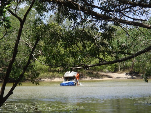 Crossing the Jardine River