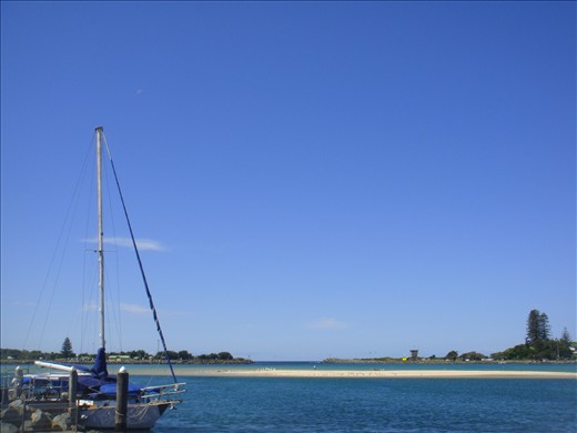 Forster: the view goes well with a prawn cesar salad