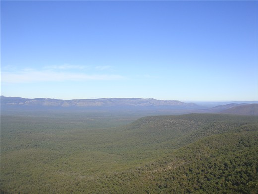 The Grampians' plains