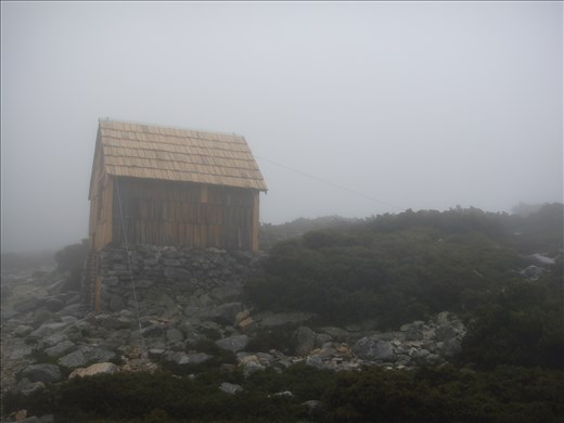 Kitchen Hut, emergency hut