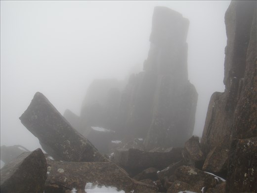 Dolerite stacks on Cradle Mt.