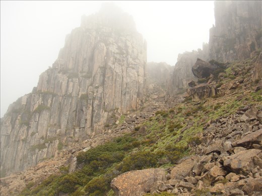 A steep way up and down