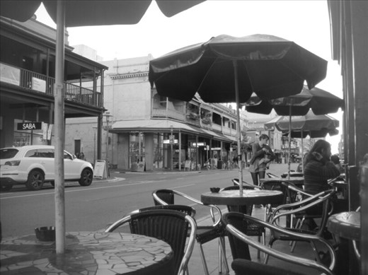 terrace of the Exeter Hotel, Adelaide, SA