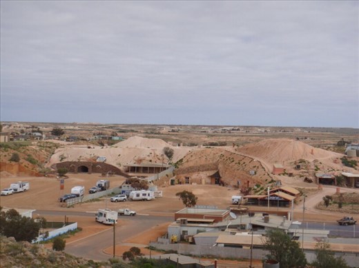 Coober Pedy, certain people literally live under the ground