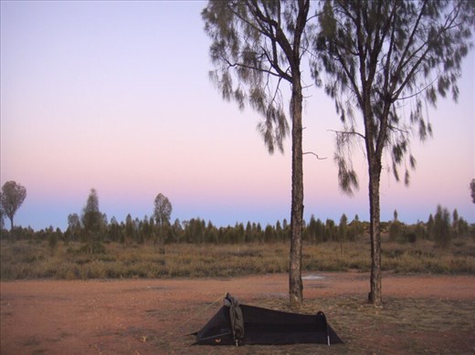 Camping near Uluru, NT