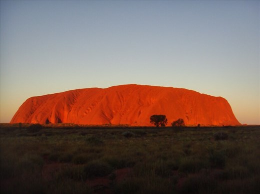 ...and it's flaming red now