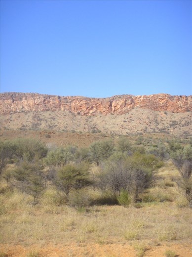 The rocky outcrops of the West MacDonnall Ranges