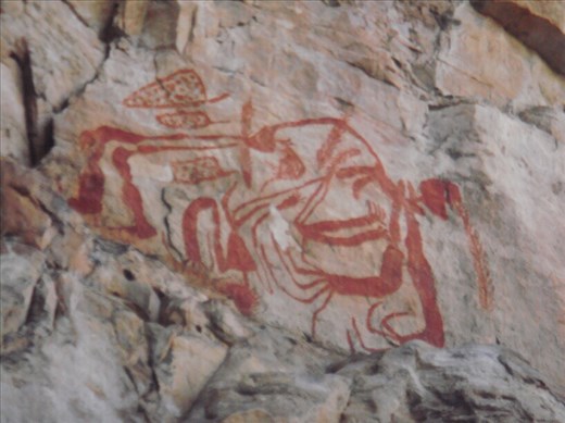Aboriginal rock art (oldest living culture on earth), Bardedjilidji, Kakadu NP
