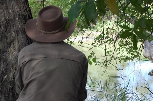 Spotting crocs in the bush, Kakadu NP