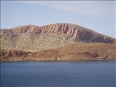 Mountains plunging into the lake, Lake Argyle, WA: by thomasz, Views[228]