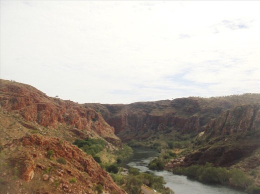 Gorge behind the dam wall, Lake Argyle, WA