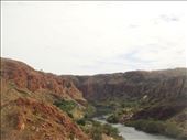 Gorge behind the dam wall, Lake Argyle, WA: by thomasz, Views[220]