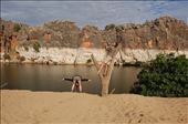 My sis and me, Geikie Gorge NP, WA: by thomasz, Views[204]