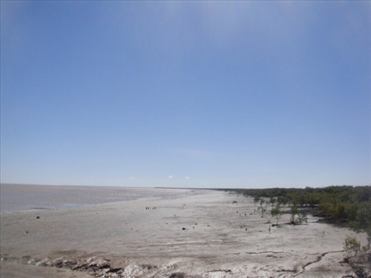 Derby has got a tidal range of 11.5 m, Derby, WA