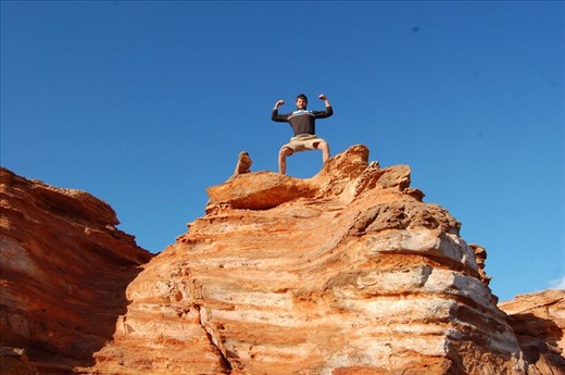 King of the hill, Gantheaume Point, Broome, WA