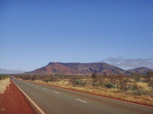 Driving through Karijini NP, WA