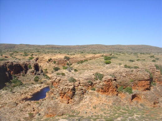 Drying up, Yardie Creek Gorge, Cape Range NP, WA