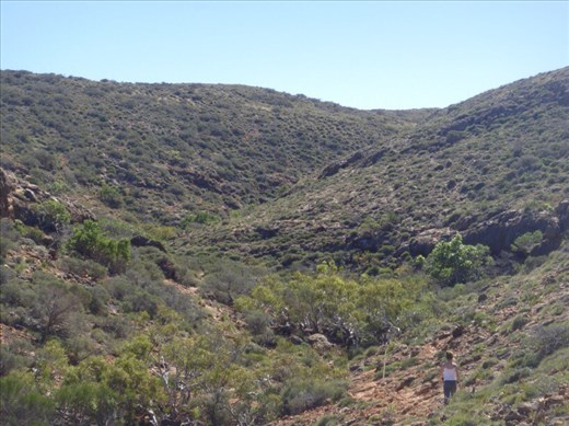 Into the hills, Cape Range NP, WA