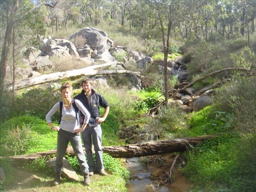 Rambling hikers, Serpentine NP, WA