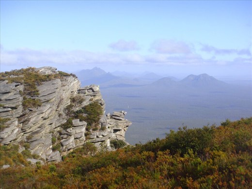 Rocky outcrop on Bluff Knoll, Stirling Range NP, WA