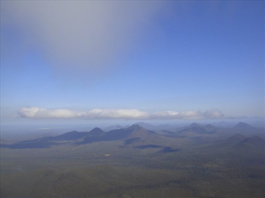 Blanket of clouds, Toolbrunup Peak, Stirling Range NP, WA