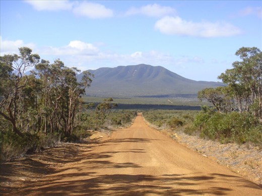 Leaving Stirling Range NP, WA
