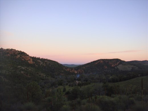 Warren Gorge at dusk, SA