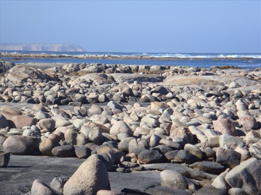 Rocks and ocean, South of Streaky Bay, SA