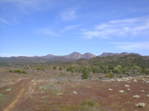 On a hike, Flinders Ranges NP, SA
