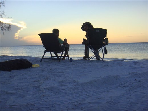 Waiting for the sunset, Fraser Is., QLD