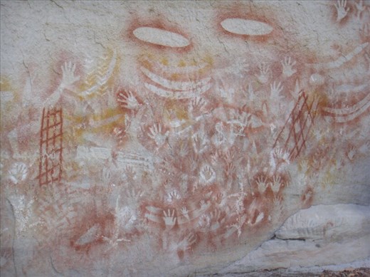 Aboriginal rock art, Carnarvon Gorge NP, QLD