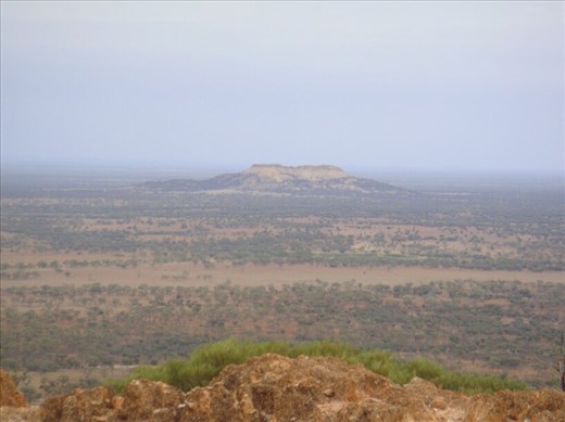 The vast expanse of the outback, near Yaraka, QLD